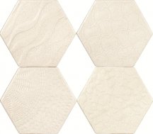 Tonalite Examatt Decoro Relief Bianco Matt 15x17.1