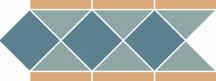 TopCer Portree Blue Border 19x42.2