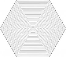 Tubadzin Cielo E Terra Dekor Bianco Geometry 1 Mat 10 mm 19.2x22.1