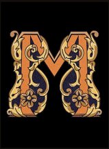 Versace Alphabet Lettera Nera M 14.5x19.4