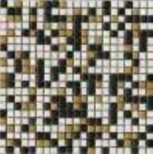 Versace Alphabet Mosaico Inciso Bianco-Nero-Oro 29.1x29.1
