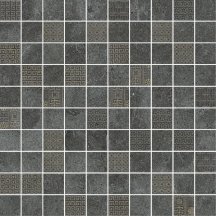 Versace Greek Mosaici T100 Decorato Antracite-Oro 40x40