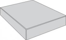 Versace Marble Angolare Gradone Bianco 32.5x32.5