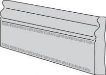 Versace Marble Battiscopa Grigio 15x58.5