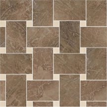 Versace Marble Mosaico Intreccio Marrone-Beige 29.1x29.1