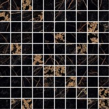 Versace Marble Mosaico T100 Decorato Nero 29.1x29.1