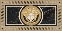 Versace Marble Rosone Nero 58.5x117.2