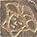 Versace Marble Tozzetto Medusa Greca Marrone 2.7x2.7