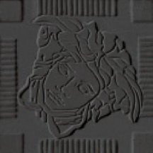 Versace Palace Gold Angolo Medusa Black 9.8x9.8