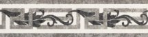Versace Palace Gold Fascia Foglia White-Black 9.8x39.4