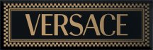 Versace Solid Gold Firma Black 20x60
