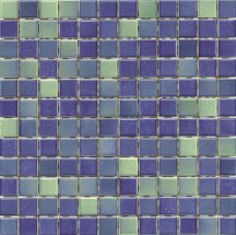 VitrA Colorline Dark Blue-Green Mix 8 Glossy Dm 2.5x2.5 30x30