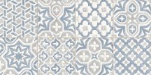 VitrA CraftMix Blue Scored Regular Decor Patchwork Glossy 30x60