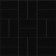 VitrA Miniworx Ral 0001500 Black Crosshatch Glossy Nn 5x10 30x30