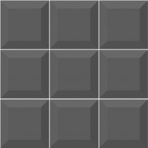 VitrA Miniworx Ral 0005500 Dark Grey Metro Glossy Nn 10x10 30x30