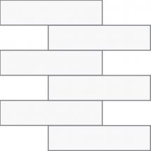 VitrA Miniworx Ral 9016 White Brick Matt Nn 5x20 30x30