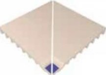 VitrA Pool Ral 2307015 Blue Edge With Finger Grip Internal Corner Glossy 37.5x37.5