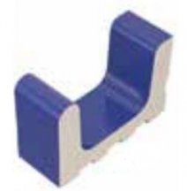 VitrA Pool Ral 2307015 Blue Low Water Level Overflow Quarter Narrow Channel Glossy 12.5x25