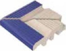 VitrA Pool Ral 5002 Cobalt Blue Edge With Finger Grip External Corner Glossy 2 12.5x12.5