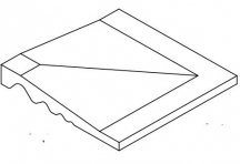 VitrA Pool Ral 7047 Light Grey Shower Inclined End Edge External R10B 12.5x12.5