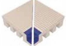 VitrA Pool Unglazed Channel Edge Internal Corner Matt 12.5x12.5