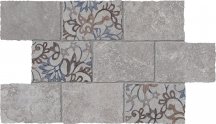 Viva Heritage Mosaico Major Florita Deco Grey 30x45