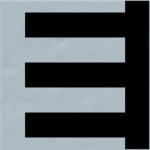 Vives Filippo Soul Tiara Celeste Negro 20x20