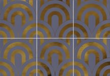 Vives Hanami Takada Indigo Oro 23x33.5