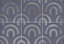 Vives Hanami Takada Indigo Plata 23x33.5