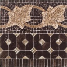 Vives Iliada Cenefa Midas Marron 43.5x43.5