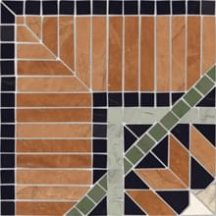 Vives Via Appia Cantonera Corfu Multicolor 21.7x21.7