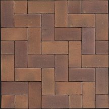 Westerwalder Klinker Klinker Paving Stones Herbstlaub Rigel 52 5.5x24