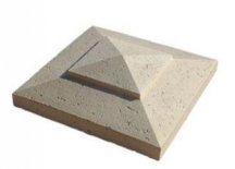 White Hills Декоративные Элементы Накрывная Плита Тиволи Четрехскатная 933-10 Бежевый 52x52