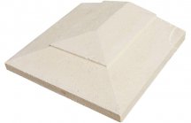 White Hills Декоративные Элементы Накрывная Плита Тиволи Трехскатная 921-10 Бежевый 50x52