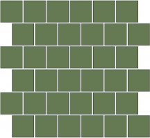 Winckelmans Mosaic C C2 Green Australian Vea 31.8x31.8