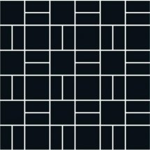 Winckelmans Mosaic H H1 Black Noi 31.8x31.8