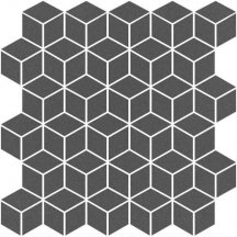 Winckelmans Mosaic Special Shapes Alternative Layout Diamonds Slate Ard 27.5x28.5