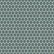 Winckelmans Rounds Mosaics Rounds D18 Dark Green Vef 28x30