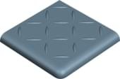 Winckelmans Simple Colors Anitslip 2Br Relief Blue Beu 10x10