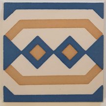 Winckelmans Simple Colors Decors Encaustic Enc 21F White D.Blue-D.Yellow 10x10