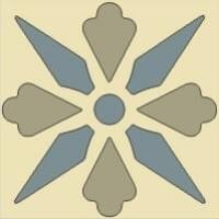 Winckelmans Simple Colors Decors Encaustic Enc06 Fleur 07 5x5