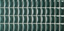 Wow 3D Bars Bevel Emerald Gloss 12.5x25