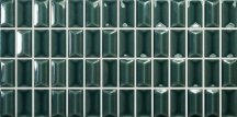 Wow 3D Bars Diamond Emerald Gloss 12.5x25
