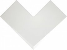 Wow Boho Elle White Matt 20x20