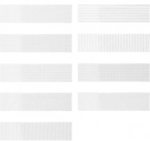Wow Gradient Decor White Gloss 7.5x30