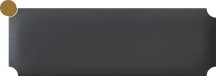 Zien Sophisticated Dekor Brick Black 7.8x23.7