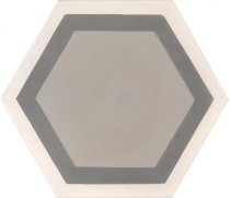 Couleurs And Matieres Cement Hexagones Gala 07.27.32/3 17x17