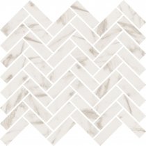 ABK Sensi Classic Mosaic Chevron Calacatta Select Sable 30x30