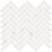 ABK Sensi Classic Mosaic Chevron Statuario White Sable 30x30