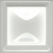 Absolut Keramika Cube Decor Blanco 10x10